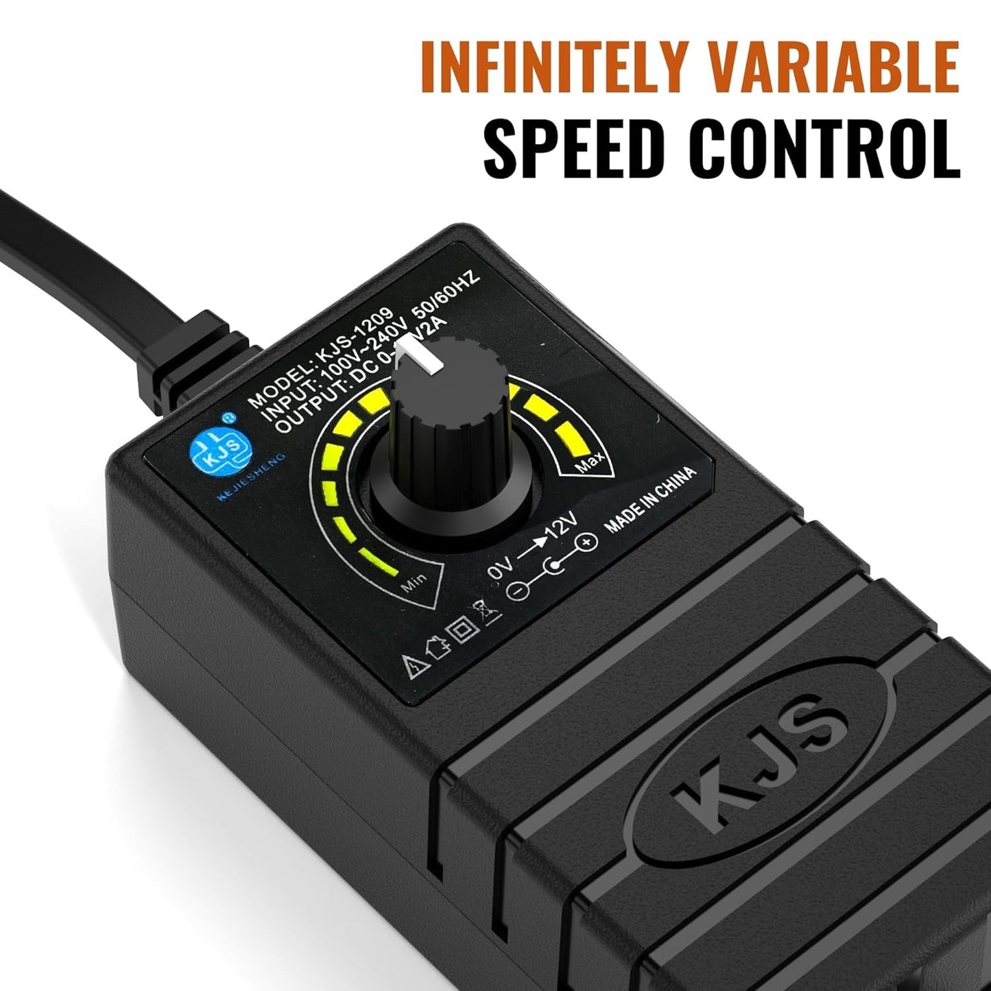 3800RPM Electric Motor, Vibration Motor, DC 12V Vibrating Motor 10W Carbon Brush Motor, Adjustable Power Supply for Electric Massage Chair Bed Industry Sieve Shaker Vibrators