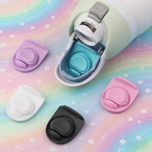 Joshey Rubber Seal Replacement Stoppers - 4 Pack Silicone Gaskets for Owala Freesip Bottles (Multi-Color)