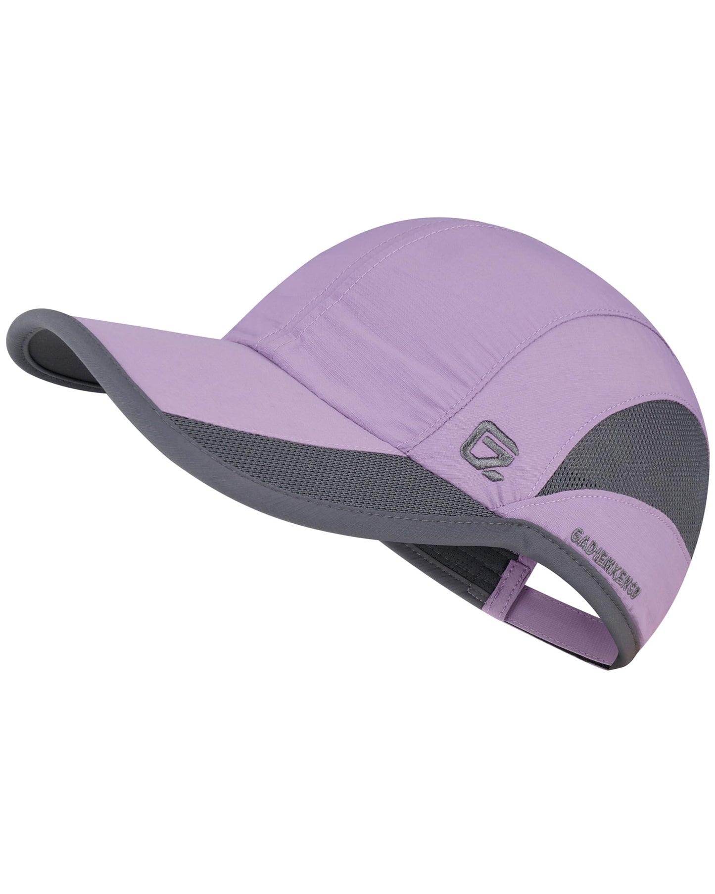 GADIEMKENSD Cooling Running Hat Quick Dry Summer Baseball Cap UPF50+ Sports Sun Caps Breathable Mesh Trucker Dad Hats Unstructured for Golf Tennis Hiking Gym Travel Camping Purple M/L 7-7 1/2