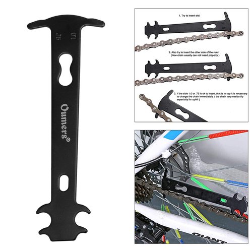 Oumers Bike Chain Tool Set, Bike Chain Plier Bike Chain Splitter Chain Wear Indicator 3 Pairs Bicycle Missing Link for 6/7/8/9/10 Speed Easy Using Chain Remover Closer