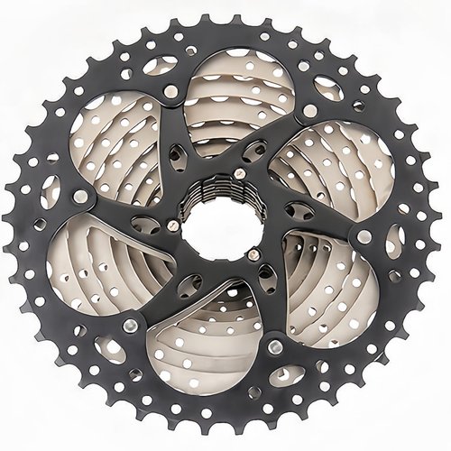 goucrro Bike Cassette 9-Speed Cassette 11-32T, 11-36T, 11-40T, 11-42T, 11-46T, 11-50T Bicycle Cassettes & Freewheels Fit Mountain Bike, Road Bicycle