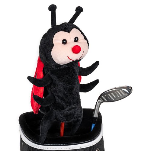 Daphne’s Lady Bug Hybrid Headcover | Premium Hybrid and Fairway Wood Headcovers | Funny Golf Club Covers | Stylish Protection for Your Clubs | Men's Golf Gear | Headcover for Men and Women