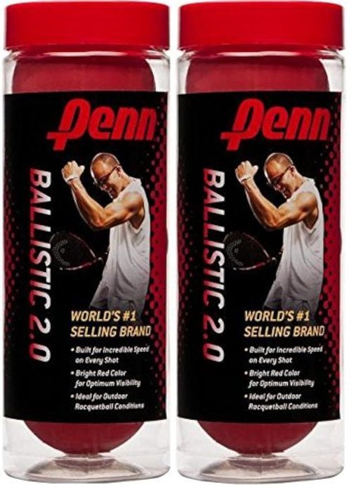 Penn Racquetballs (2 cans) 3 Pack Ballistic