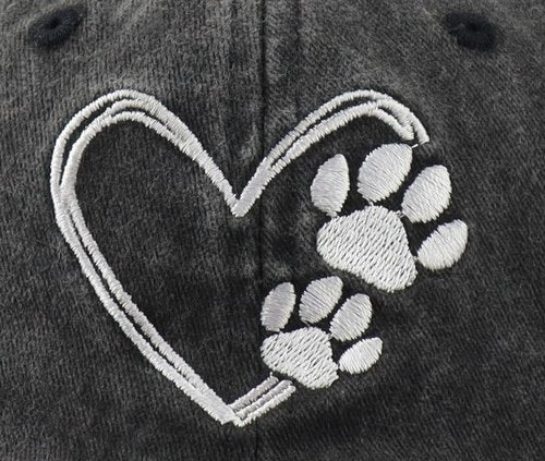 Dog Lovers Gifts for Women Men, Dog Mom Dad Hat, Pet Owner Baseball Cap, Fathers Mothers Day Christmas Birthday Gifts for Mama Papa Parents Wife Hubby Black