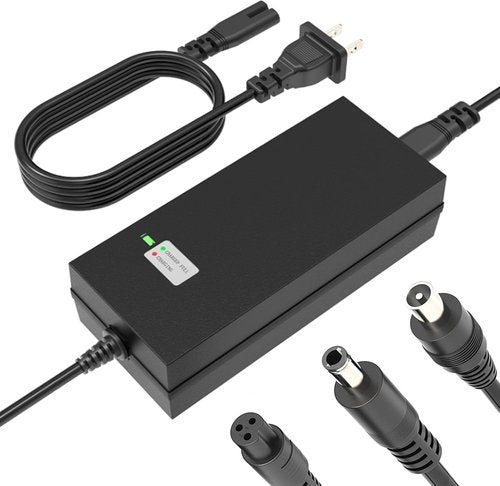 EVAPLUS 42V 2A Fast Charger - SGS Certified with 3 Connectors | Compatible with 36V Lithium Batteries