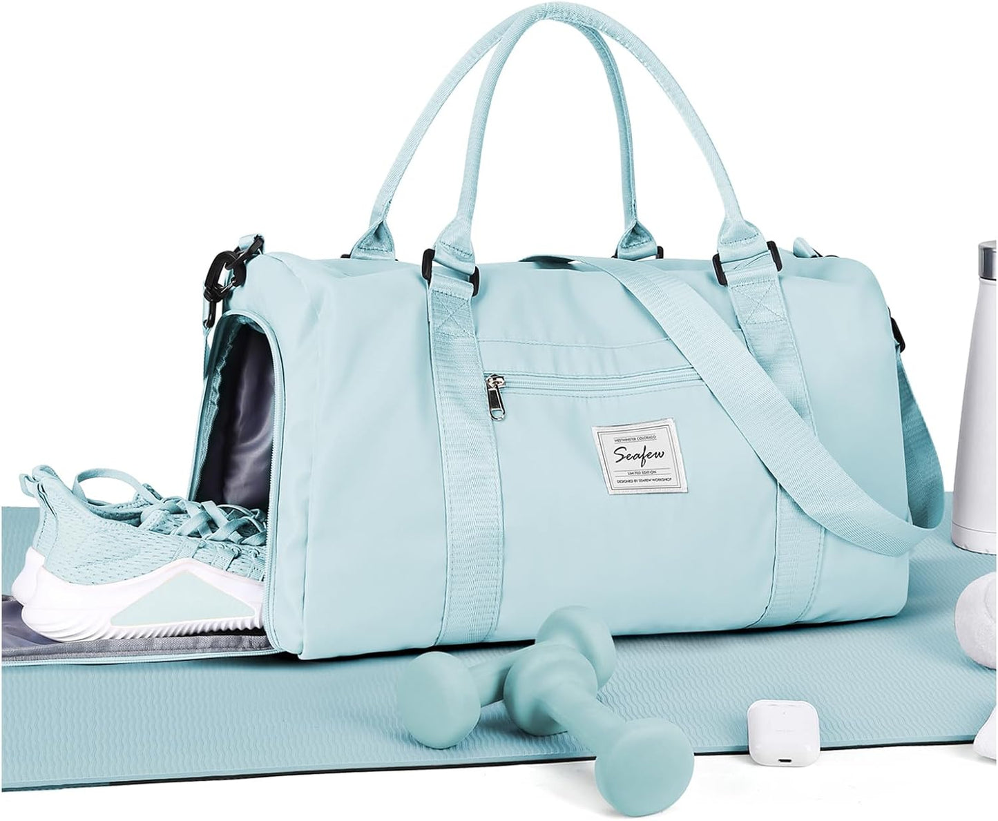Skiennix Women's Gym Bag - Versatile Travel Duffel Tote for Weekend Getaways | Stylish & Spacious