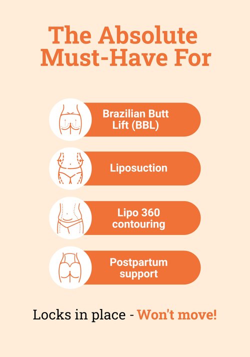 BE SHAPY Lumbar Support Board | Lipo Foam Post Op Accesory | Lumbar Support Board for Back | Tablas Para Lipo 360