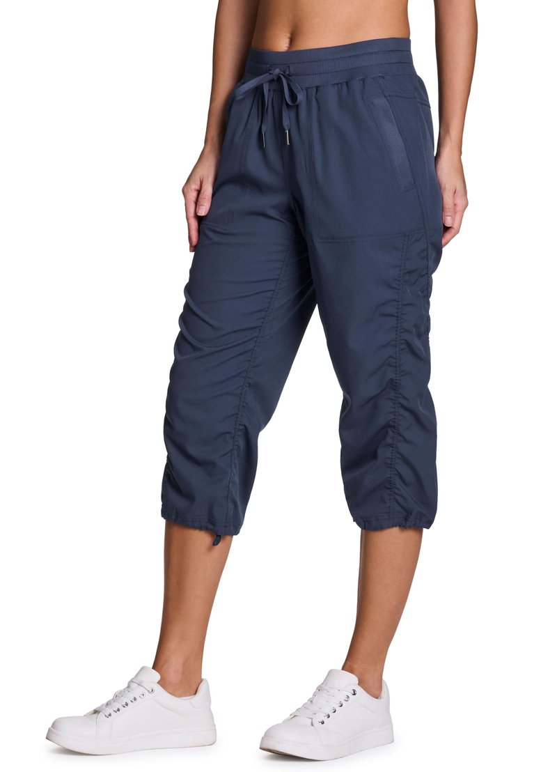 RBX Active Capri Pants for Women Joggers Stretch Lightweight Women’s Casual Pant Vintage Navy M