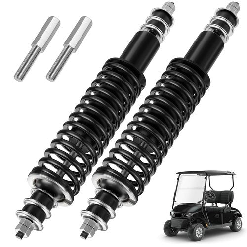 LEAPGOMAX EZGO TXT Golf Cart Shocks Front or Rear with Heavy Duty Coil Springs for EZGO TXT/Medalist 1994+ G&E Golf Carts OEM# 70928-G01 76418-G01