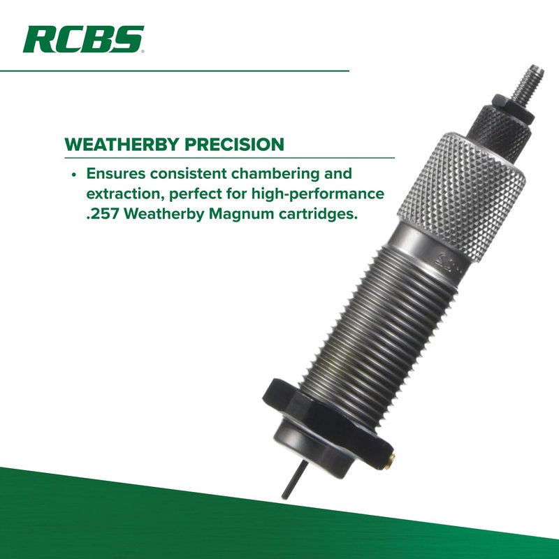 RCBS Full-Length Die Set .257 WBY Mag, Reloading Die Set for Accurate Sizing of .257 Weatherby Magnum.