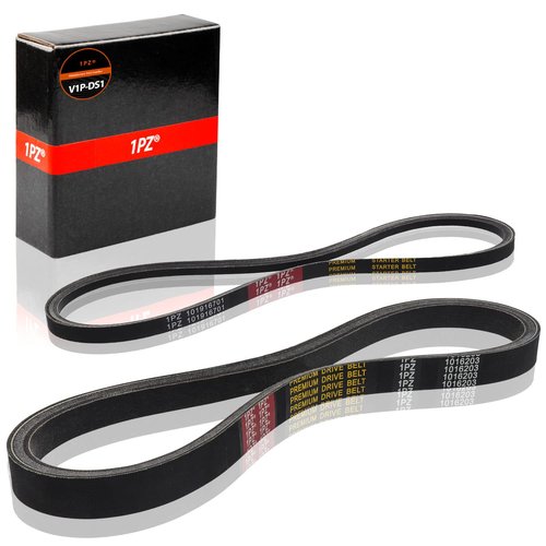 1PZ V1P-DS1 Clutch Starter Generator Belt & Drive Belt kit Replacement for Club Car DS 1997-Up & Precedent 2004-Up Golf Cart 1016203 101916701