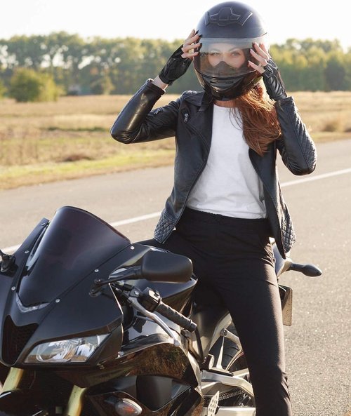 KEMIMOTO Fingerless Driving Gloves - PU Faux Leather Outdoor Sport Gloves for Men & Women | Black