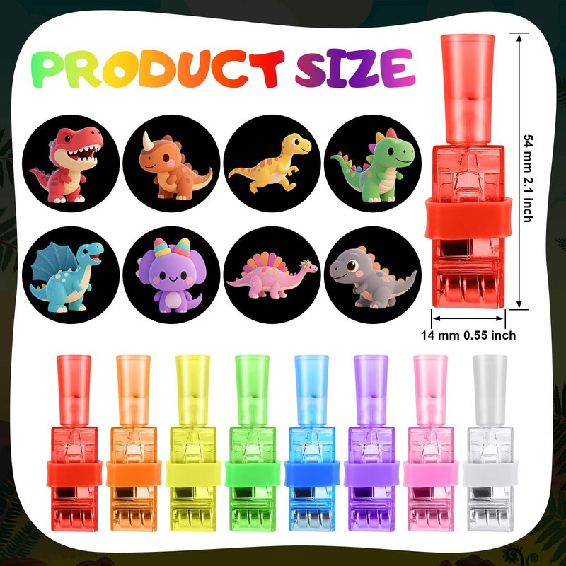 40PCS Dinosaur Party Favors for Kids, Dinosaur LED Light Up Finger Lights Glow in the Dark Toys Bulk for Classroom Prizes Gifts Dino Theme Birthday Party Supplies