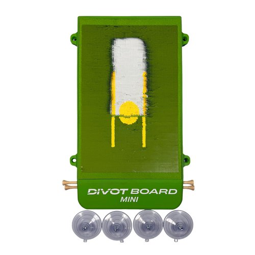 Golf Swing Mat & Golf Training Mat – Divot Board Mini with Instant Impact Feedback for Strike, Low Point & Swing Path Control – Replaceable Pad – Indoor Outdoor Golf Practice Mat