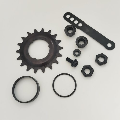 ZZRSDAN Black Bicycle Coaster Brake Hub/Bike Brake Rear Hub 32/36 Hole Stainless Steel (Black18T-36Hole)