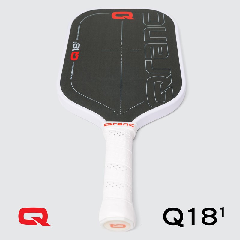 QRANC Q18-1 Pro T700 Pickleball Paddle, Carbon Fiber Pickleball Paddle and Glass Fiber, with PP Honeycomb Core, Pickle Ball Paddles, USAPA Approved, 18mm Size