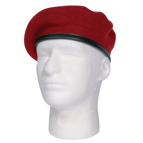 Rothco Wool Monty Beret (US, Alpha, Medium, Red)