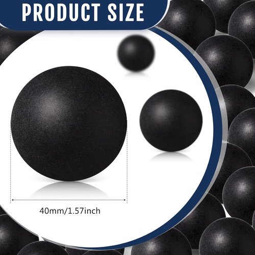 Hanaive Table Tennis Balls - 100 Pack Multi-Colored 40mm Plastic Balls for Parties & Games