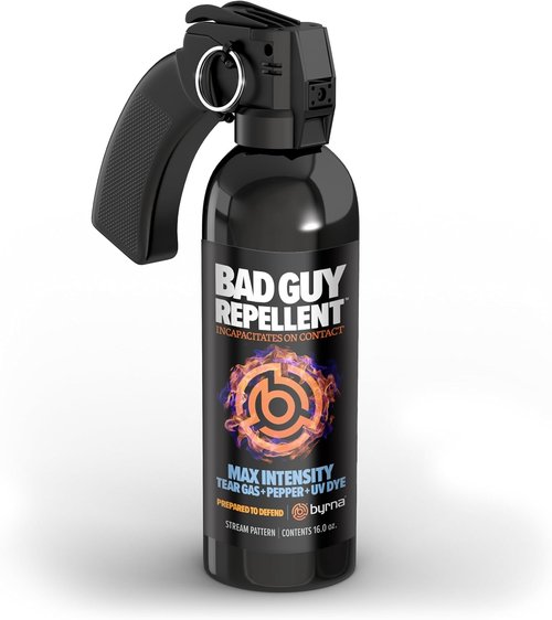 Byrna BGR Pepper Spray - Maximum Stopping Power | UV Marking Dye Technology | Military Strength Self-Defense (30 Ft Range) - 1 LB