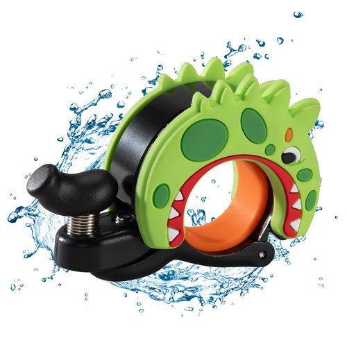 ROCKBROS Bike Bell Aluminum Alloy Bicycle Bell Mountain Bike Bells for Kids Adults with Loud Sound and Fit for 0.87-1in/22-25.4mm Bicycle Handlebars