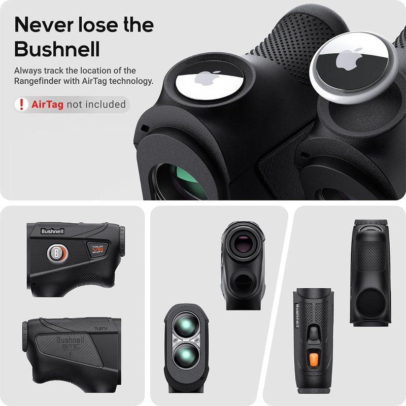 TUSITA Silicone Case Compatible with Bushnell Tour V6 / Tour V6 Shift Laser Golf Rangefinder - Black