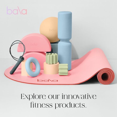 Bala Power Ball - Weighted Toning Exercise Ball for Pilates & Yoga | Enhance Strength & Balance