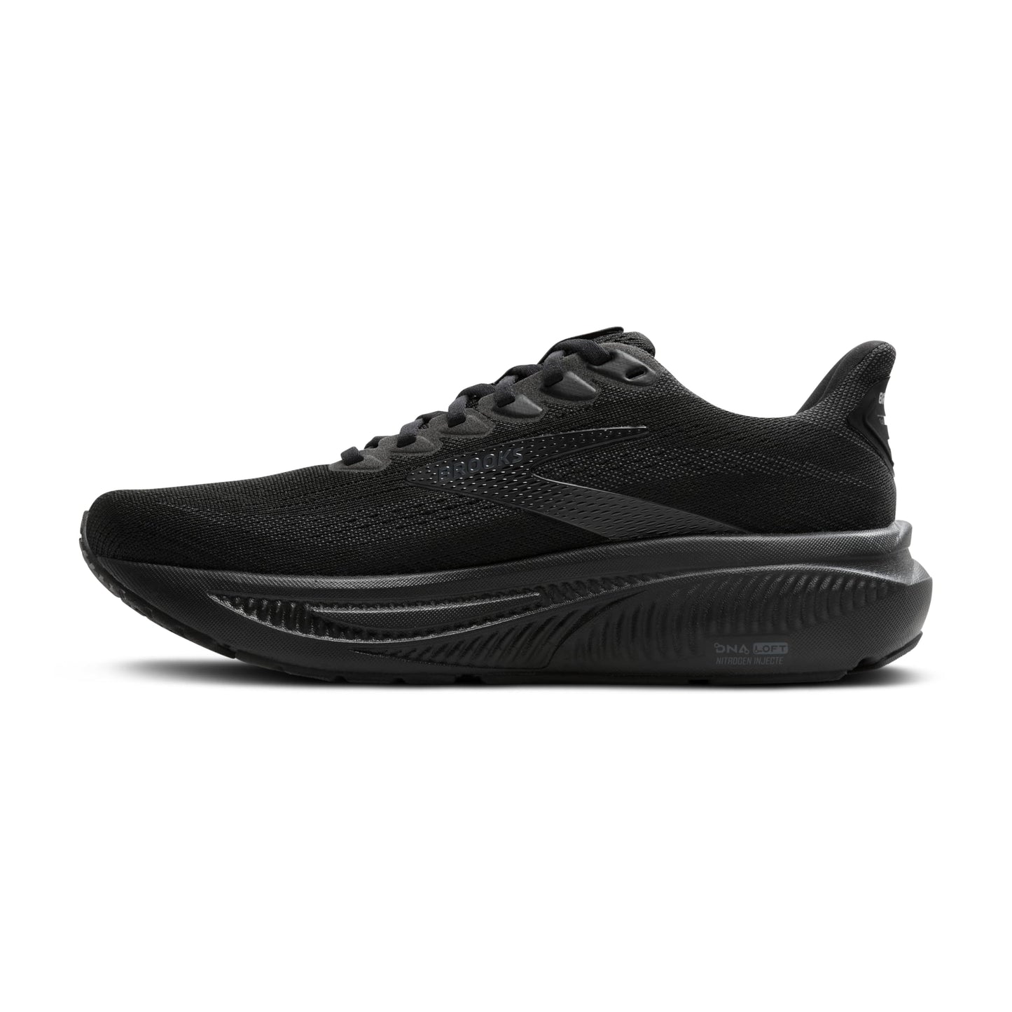 Brooks Women’s Ghost 17 Neutral Running Shoe - Black/Black/Ebony - 9.5 Wide