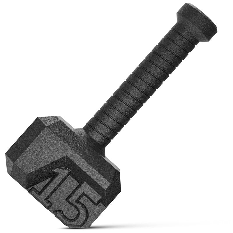 Tribe WOD Workout Hammer Kettlebell 15-70lb Adjustable - Cast Iron Strength Training Kettlebells for Muscle Building, Cardio Fitness, Hammer Strength Gym Equipment for Men and Women - Powder-Coated