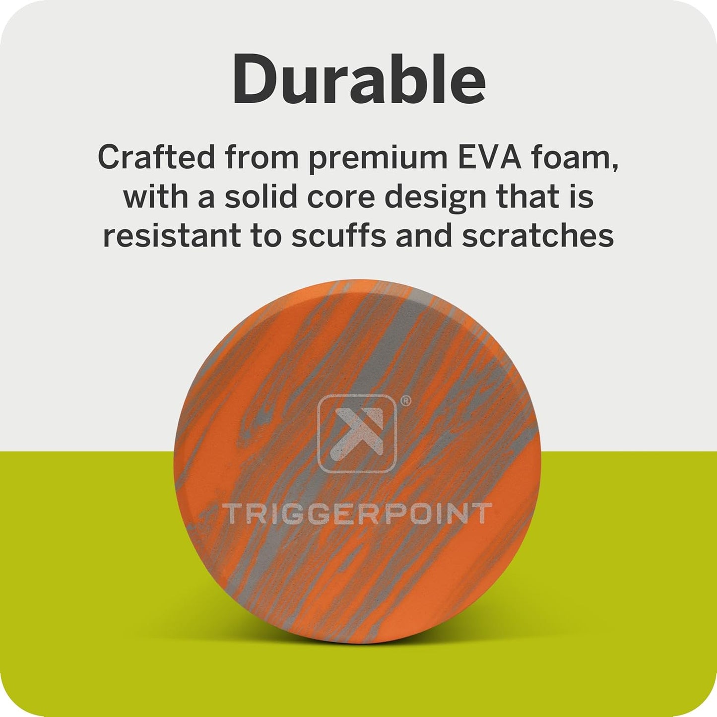 TriggerPoint Foundation Roller - Premium EVA Foam Muscle Recovery Tool | Soft Compression for Injury Prevention, Travel-Friendly