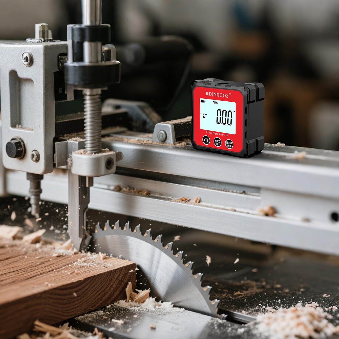 Rechargeable Digital Angle Finder Magnetic Table Saw Angle Finder Tool Inclinometer -4 of 90 Degree Finder Angle Cube Digital Protractor Bevel Gauge for Woodworking Micro Jig (PT183)