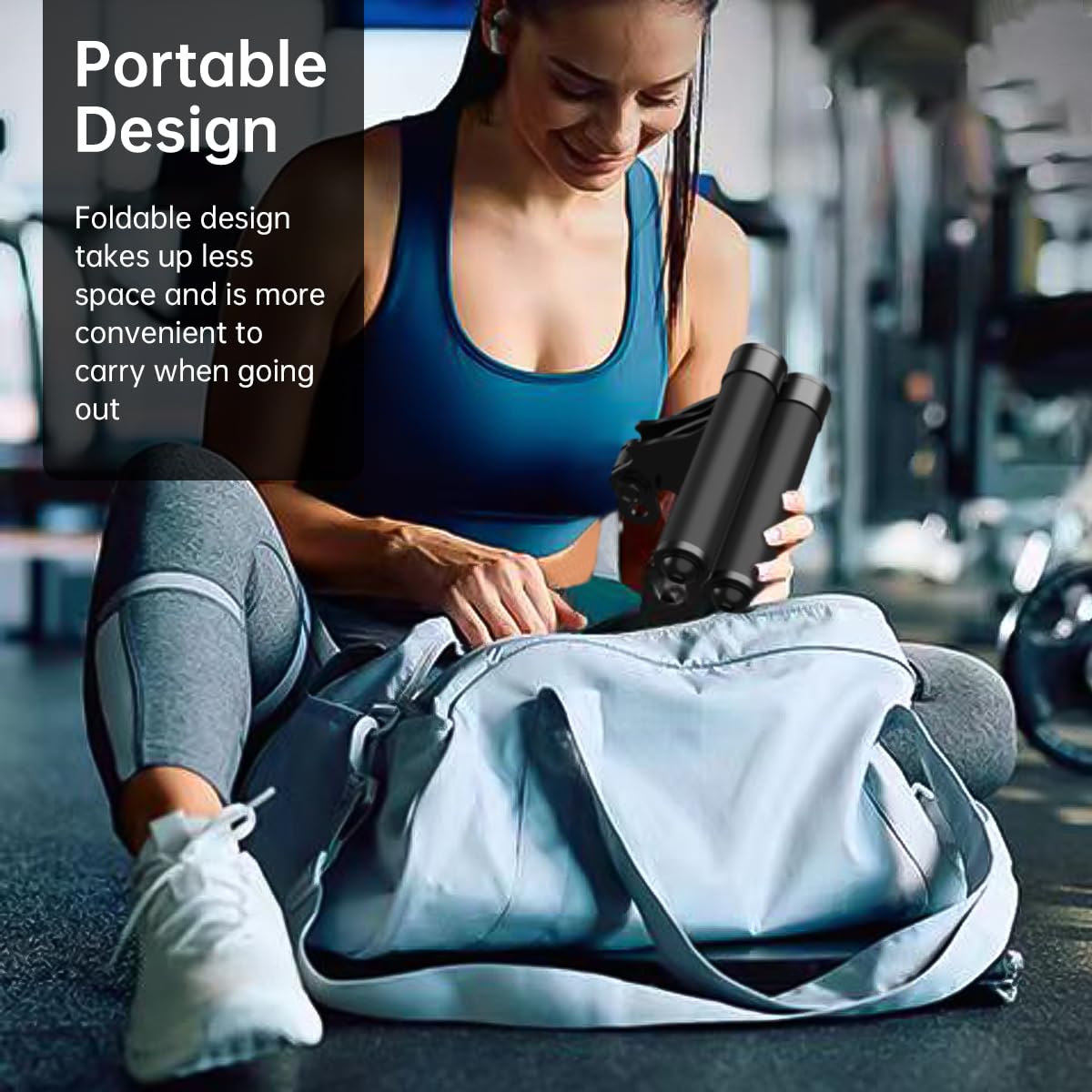 AimiDream Double D Row,V Bar Landmine Handle Attachment for Barbell Bar, Handle Cable Attachment for Weight Workout with Non-Slip Rubber Handle, Fits Olympic Bars Strength Training Bars,Black