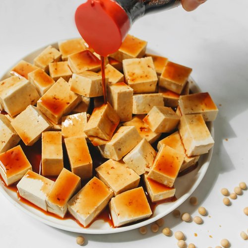 Freeze Dried Tofu Cubes,5.29oz-Sized High Protein Dehydrated Tofu – Instant Vegan Food for Ramen Toppings, Miso Soup, Hiking & Emergency Keto Meals