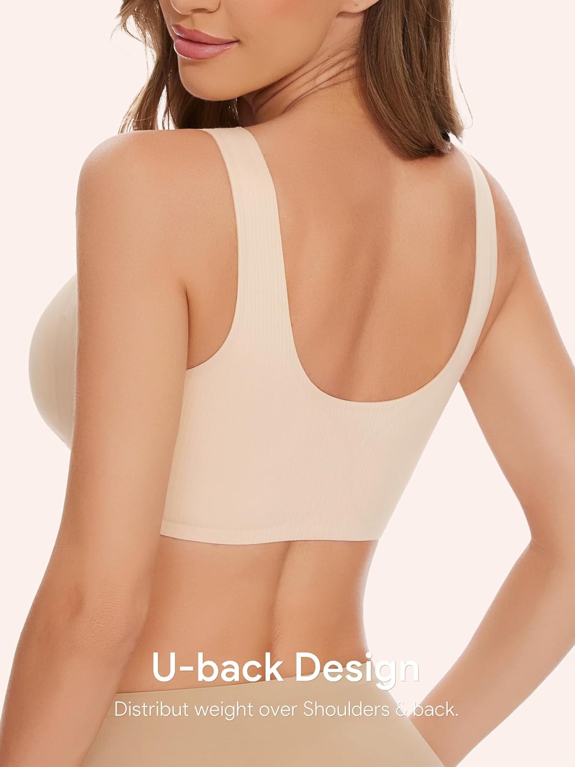 Skiennix Seamless Front Close Bras for Women - Post-Surgery Comfort & Full Coverage Bralettes