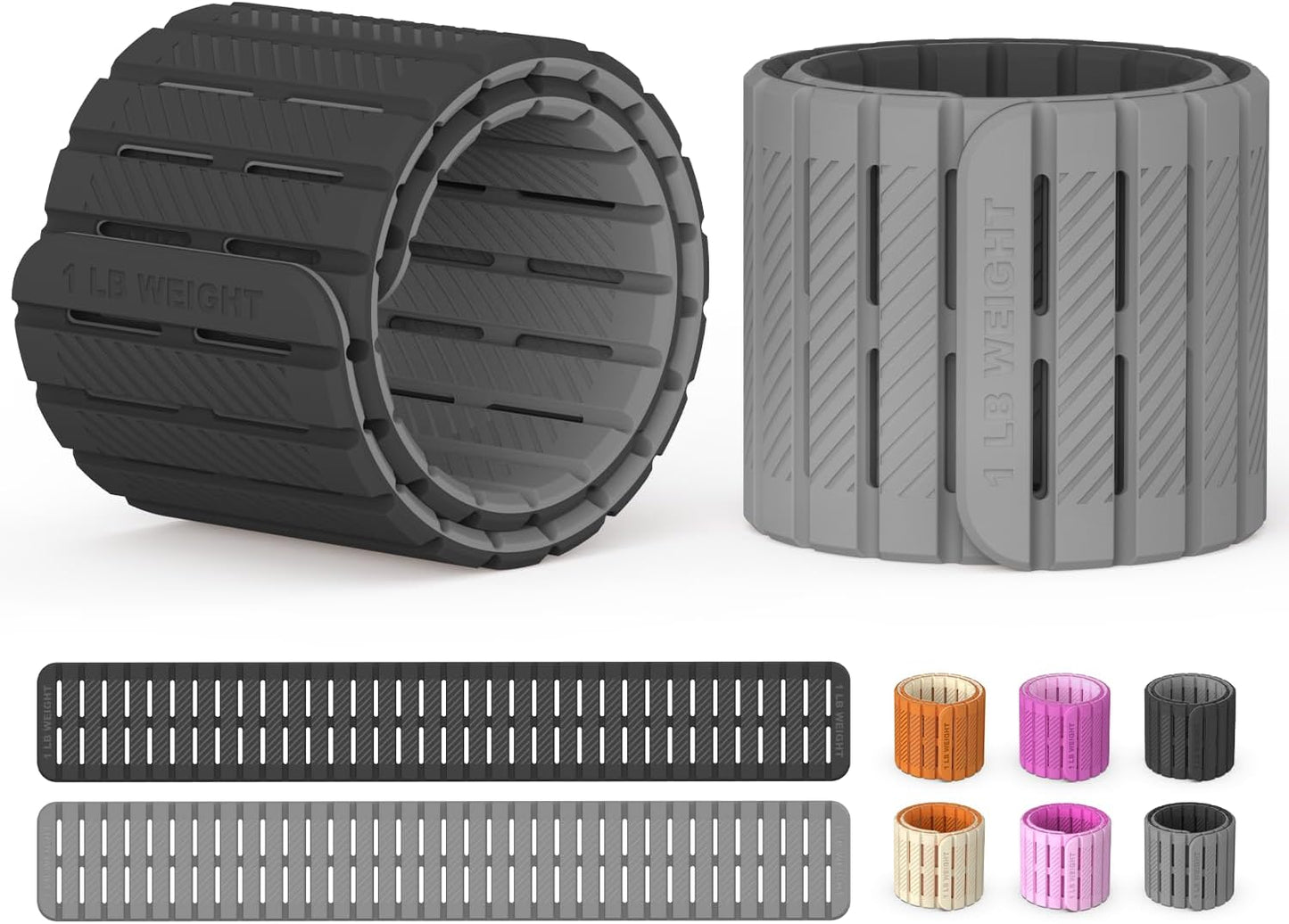 SE7EN Magnetic Ankle Weights - Adjustable 1 lb Set of 2 for Pilates, Yoga, Pool & Gym Workouts