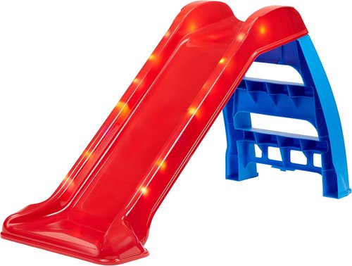 Little Tikes Light-Up First Slide - Fun Indoor/Outdoor Play for Kids | Bright Red Color