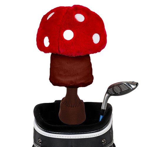 Daphne's Headcovers Mushroom Driver Headcover | Funny Golf Club Covers | Golf Head Covers for Drivers | Stylish Golf Club Head Covers | Golf Driver Covers | Men’s & Women’s Driver Headcover