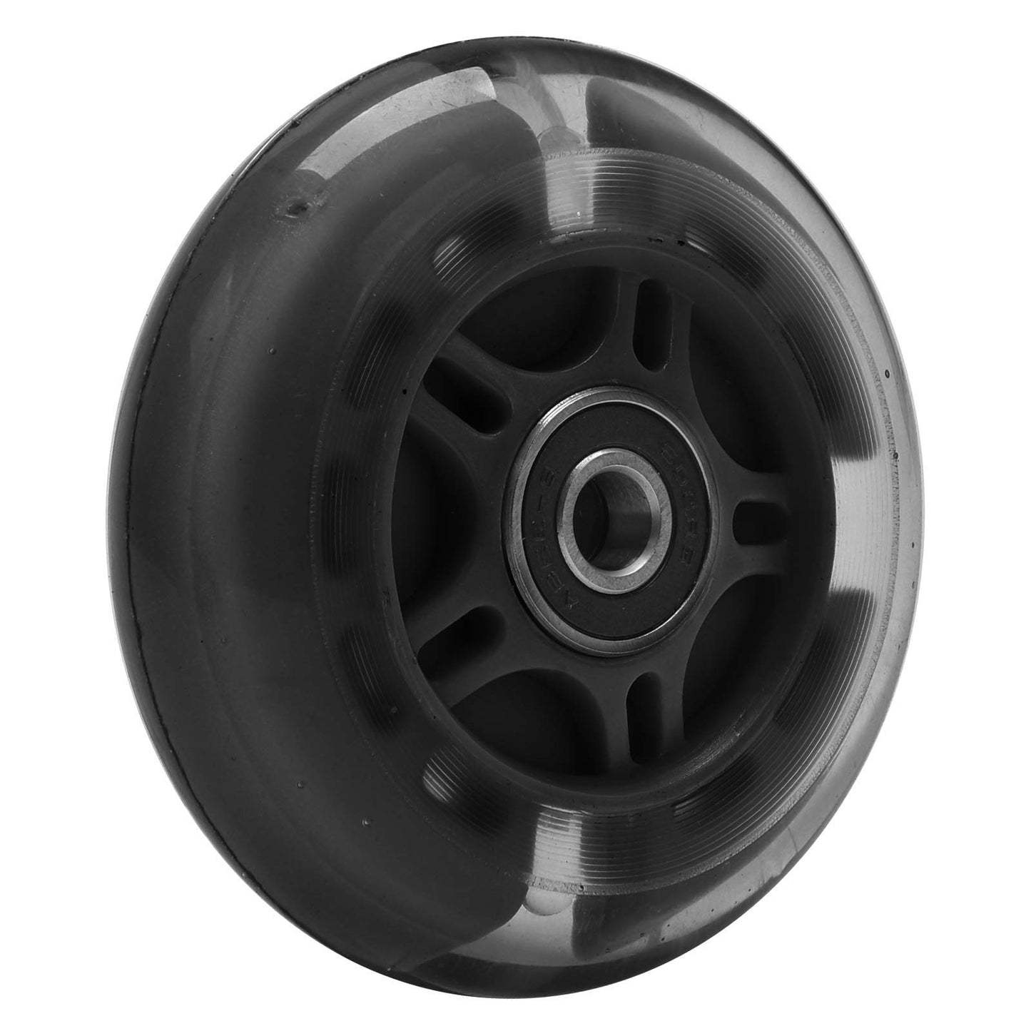 80mm x 24mm Flash Rear Wheel M8x65mm Screw Sets for Foldable Micro Mini 3 Wheel Kids Scooter Kickboard Axle Repair Tool (Black)