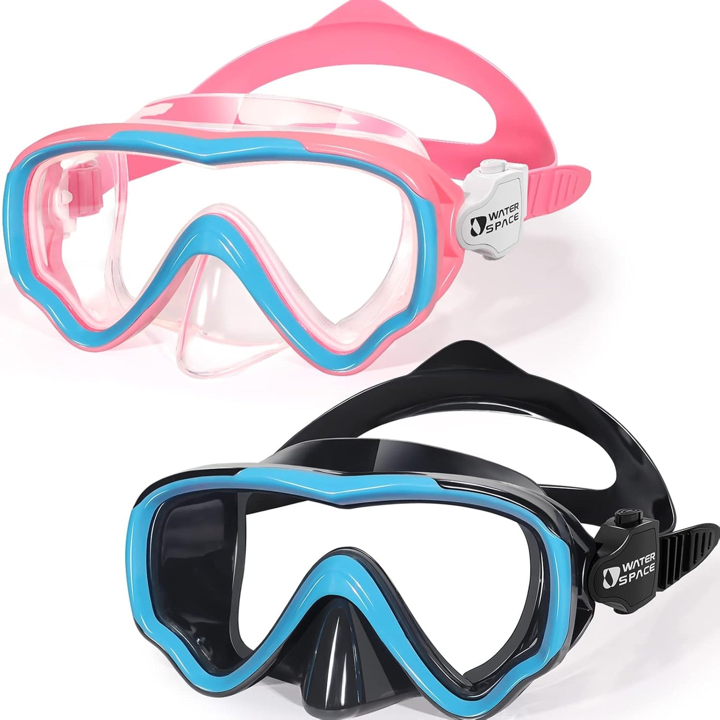 Water Space Kids Swimming Goggles - Anti-Shatter Lens & UV Protection | No-Leak Design for Ages 3-15