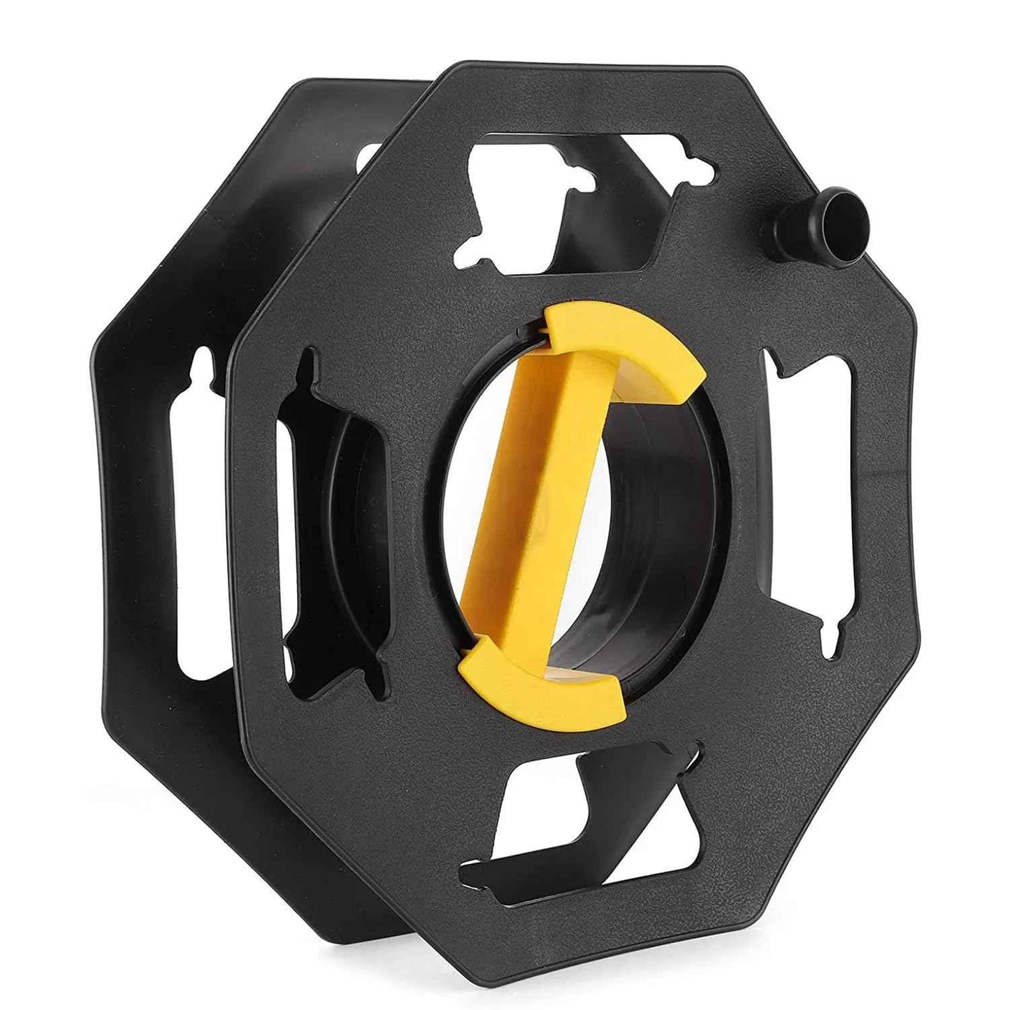 Cable Organizing Reel, Plastic Extension Cord Winding Reel, Manual Wire Storage Organizer with Central Handle, Cord Winding Winch, Tangle‑Free Design for RVs, Boats, Caravans, and Campervans