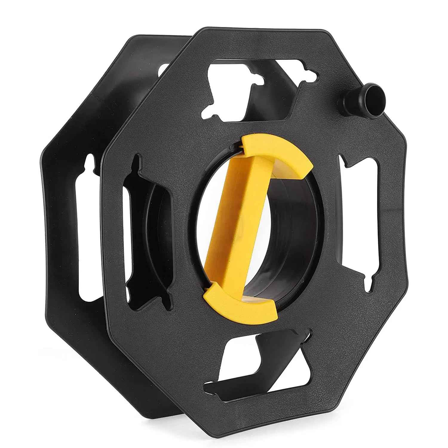 Cable Organizing Reel, Plastic Extension Cord Winding Reel, Manual Wire Storage Organizer with Central Handle, Cord Winding Winch, Tangle‑Free Design for RVs, Boats, Caravans, and Campervans