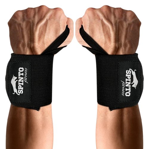 Spinto Fitness 24” Wrist Wraps for Weightlifting – USPA‑Approved Powerlifting Competition Wrist Support with Thumb Loop Heavy Duty Grip Strength Gym Accessories for Men & Women