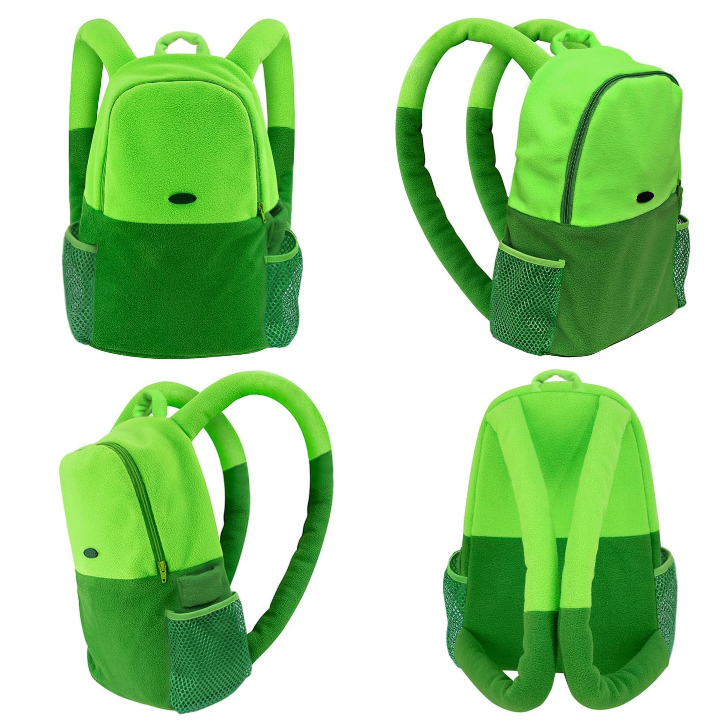 DAZCOS Green Medium Backpack Unisex Cosplay Costume Accessories Bag for Adult Everday Use Party (Green)