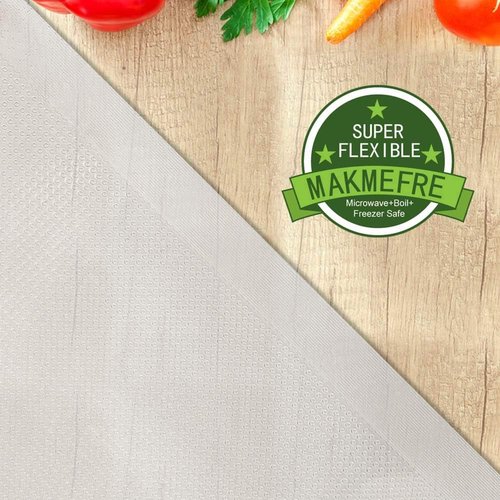 MakMeFre Vacuum Sealer Bags - 8 Pack (4 Rolls of 8"x20' & 4 Rolls of 11"x20') | BPA Free, Puncture Resistant, Ideal for Sous Vide Cooking