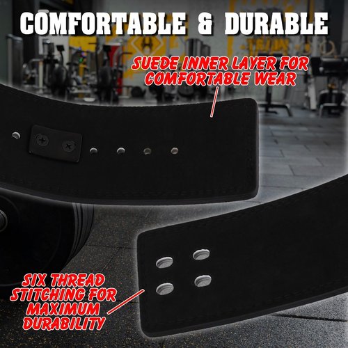 Generic Anime Weightlifting Belt - Durable Leather Belt for Back Support during Powerlifting, Squats and Deadlifts - XL, Kakashi Hatake