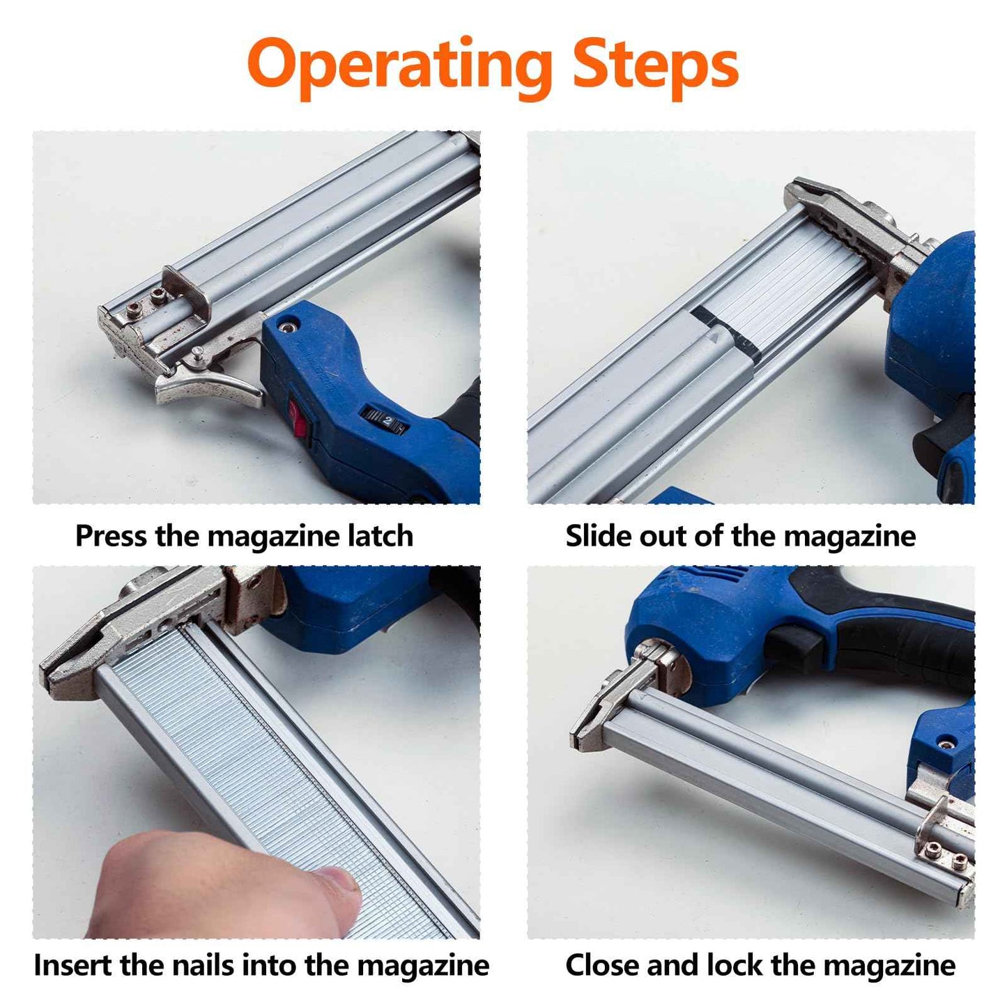 SITLDY 18 Gauge Galvanized Brad Nails Brown T-head 5 Sizes 5000-Pack (5/8"+3/4"+1"+1-1/4"+2"),1000 per size, Assorted Size Project Pack, for Pneumatic, Electric 18GA Brad Nailer Gun