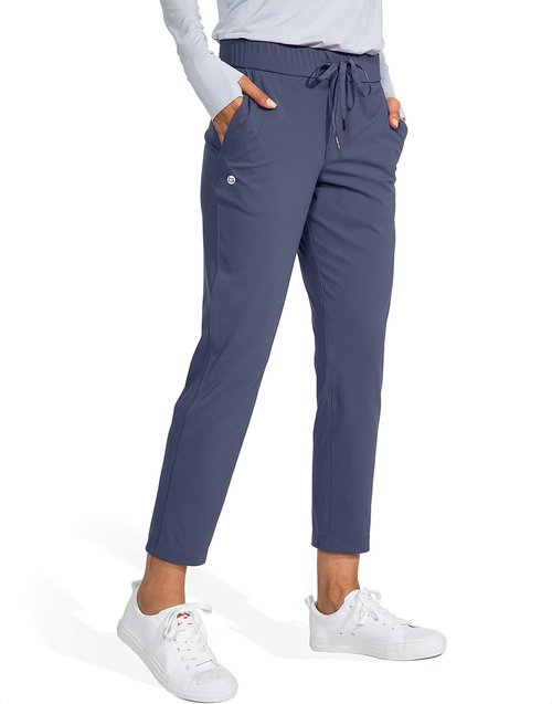 G Gradual Women's 7/8 Stretch Ankle Pants - Deep Pockets for Golf, Athletic, Lounge & Travel