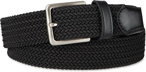 Dockers Men's Braided Belt - 1 3/8 Inch Stretch Fabric for Ultimate Comfort and Style