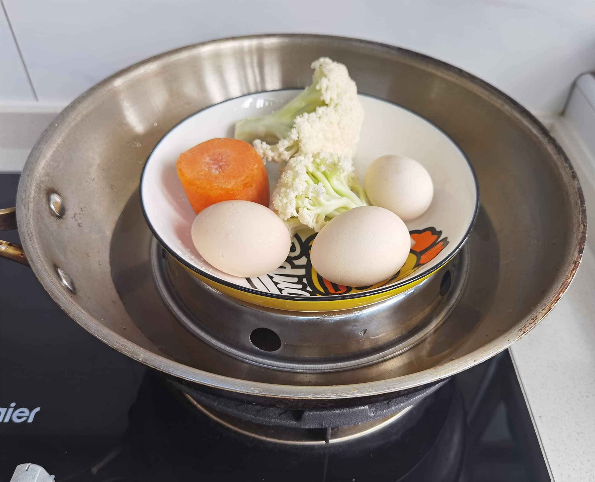 IEUYO Universal Wok Ring Stand - Sturdy Stainless Steel Support for Woks, Fits Most Home Kitchens & Restaurants,4 Sizes 4-Pack