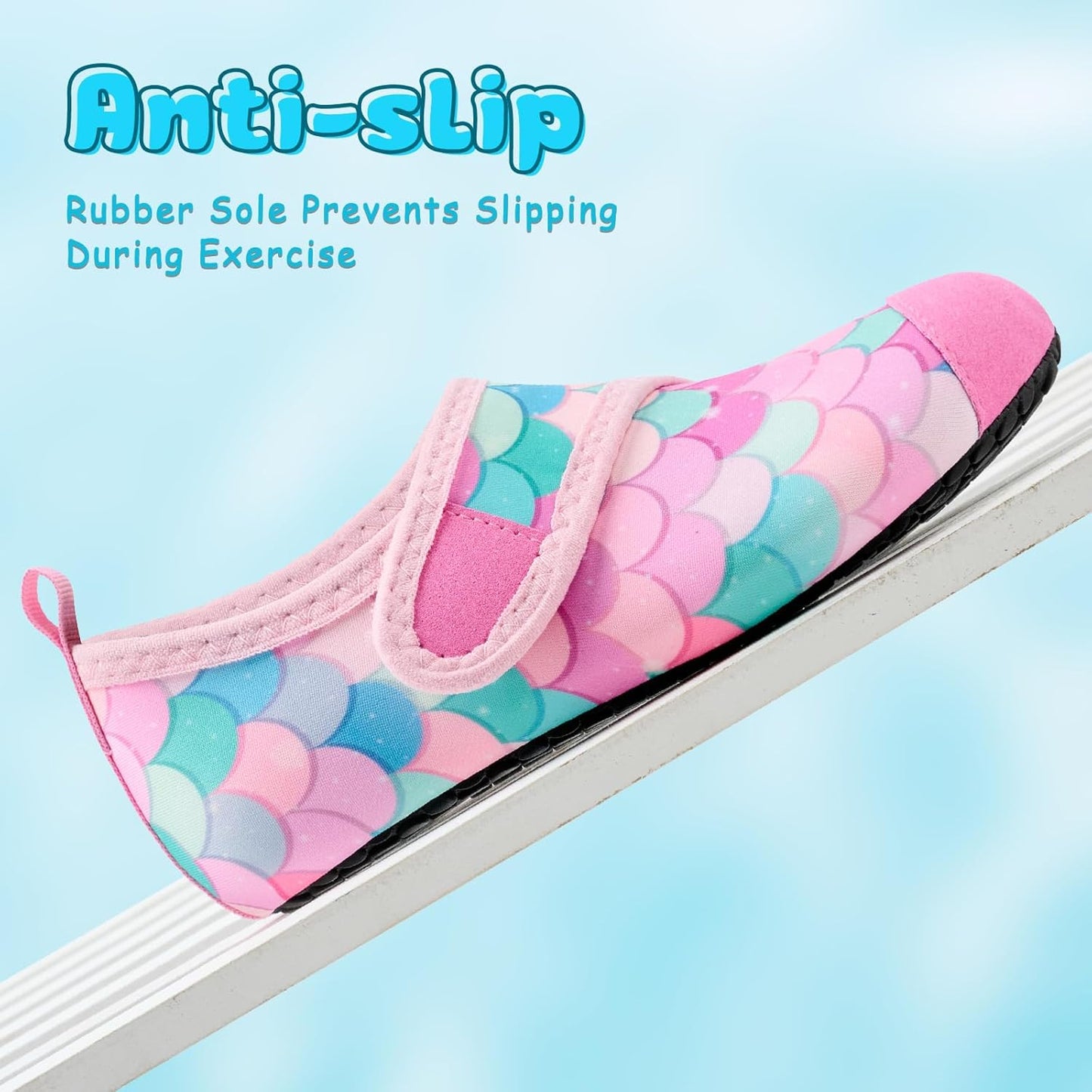 VIFUUR Kids Water Shoes - Quick Dry Barefoot Aqua Socks for Boys & Girls | Ideal for Beach & Outdoor Sports