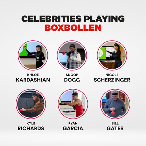 Boxbollen® Boxing Reflex Ball - App-Connected Punch Counter for Home Workouts - Perfect Gift for All Ages